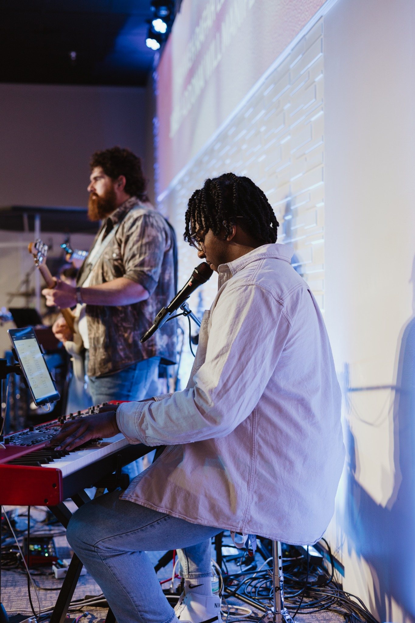 Freewater Worship keyboard player
